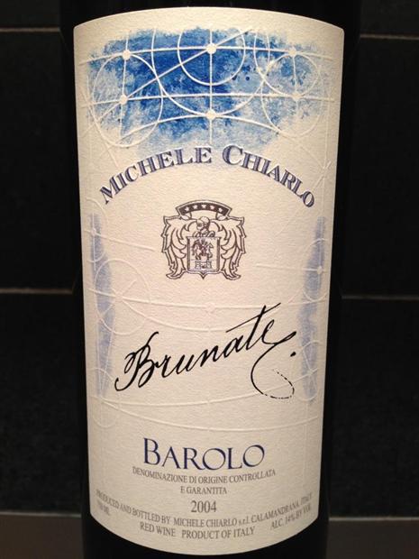 2004 Michele Chiarlo Barolo Brunate CellarTracker