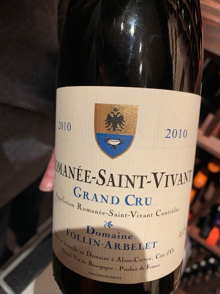 2009 Domaine Follin-Arbelet Romanée St. Vivant - CellarTracker