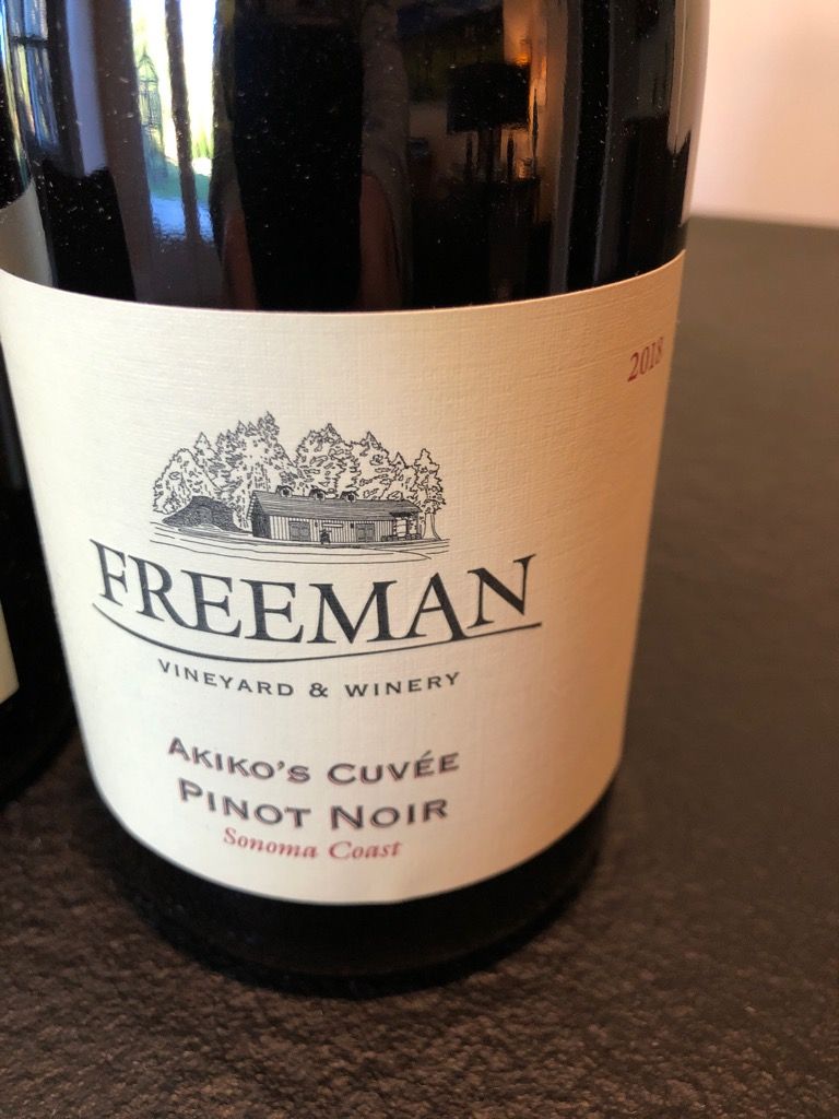 2018 Freeman Pinot Noir Akiko's Cuvée - CellarTracker