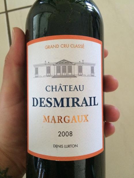 2008 Château Desmirail France Bordeaux Médoc Margaux Cellartracker