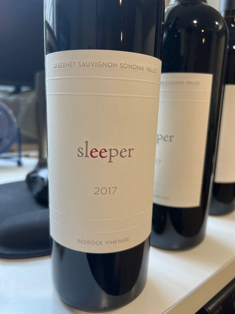 2017 Sleeper Cabernet Sauvignon Bedrock, USA, California, Sonoma County