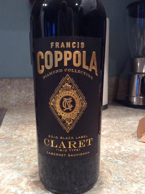 1999 Francis Ford Coppola Cabernet Sauvignon MOVING IN - CLARET, USA ...