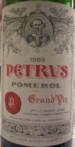 1987 Pétrus - CellarTracker