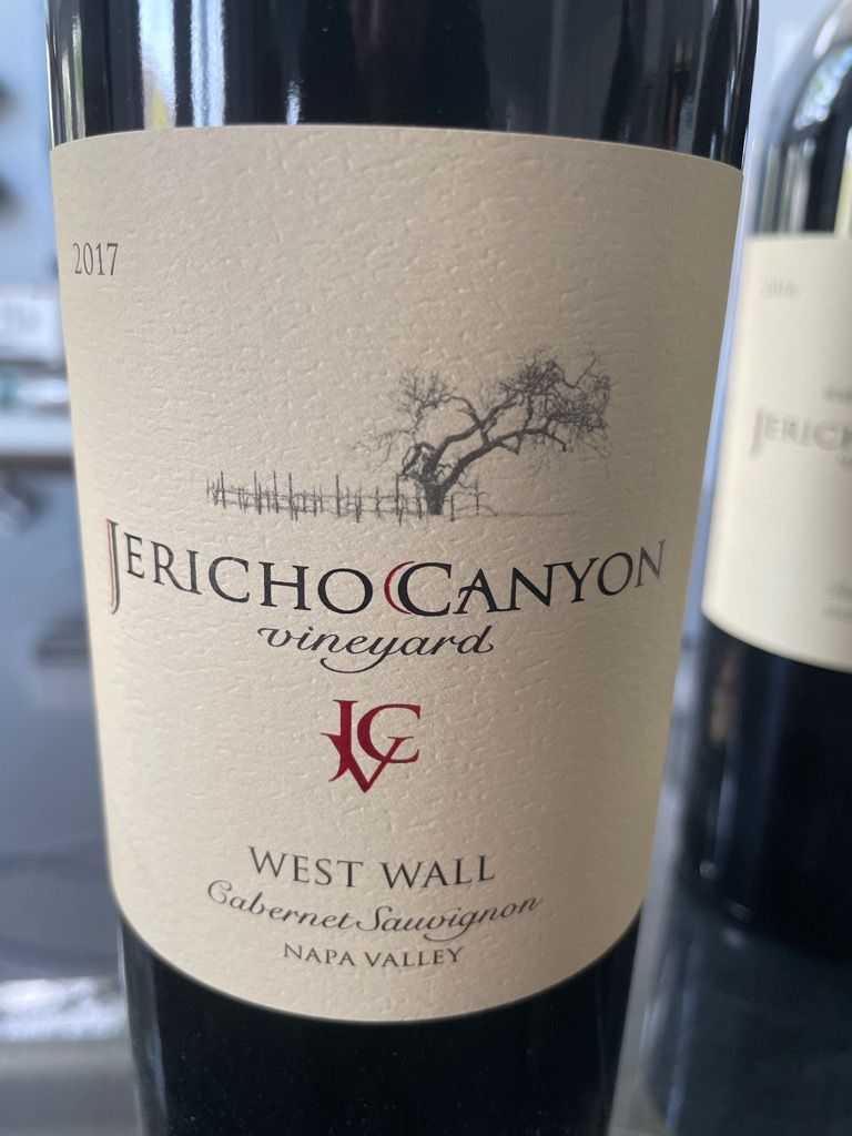 2017 Jericho Canyon Vineyard Sauvignon West Wall, USA