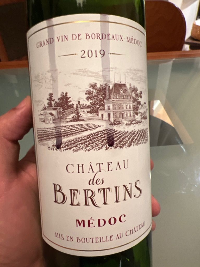 2018 Chateau des Bertins, Medoc, France