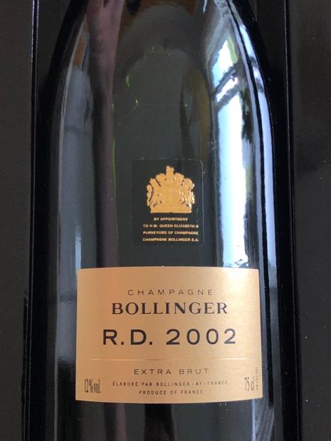 2004 Bollinger Champagne R.D. Extra Brut - CellarTracker