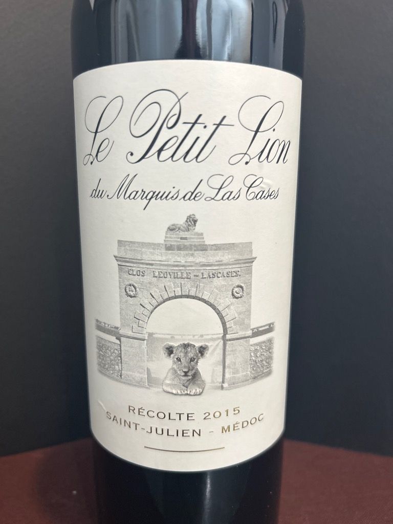 2015 Château Léoville Las Cases Le Petit Lion du Marquis de Las