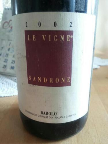 2002 Luciano Sandrone Barolo Le Vigne - CellarTracker