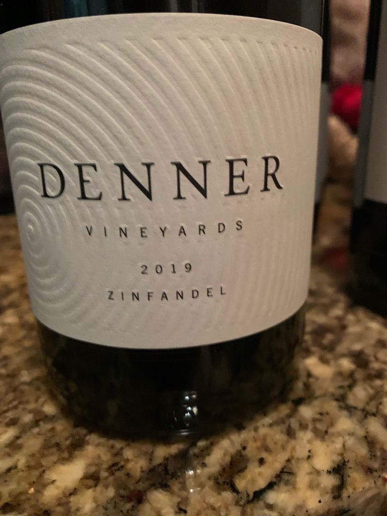 2019 Denner Zinfandel, USA, California, Central Coast, Paso Robles