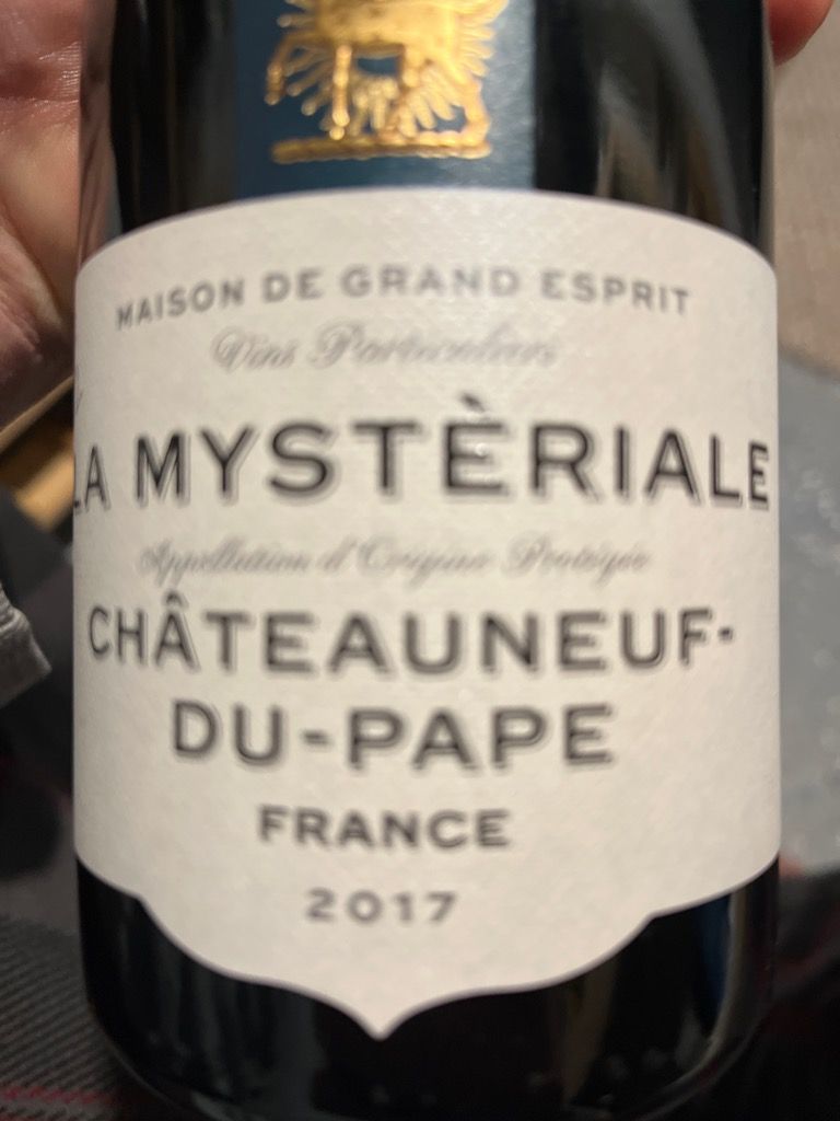2017 Maison de Grand Esprit ChâteauneufduPape La Mysteriale, France