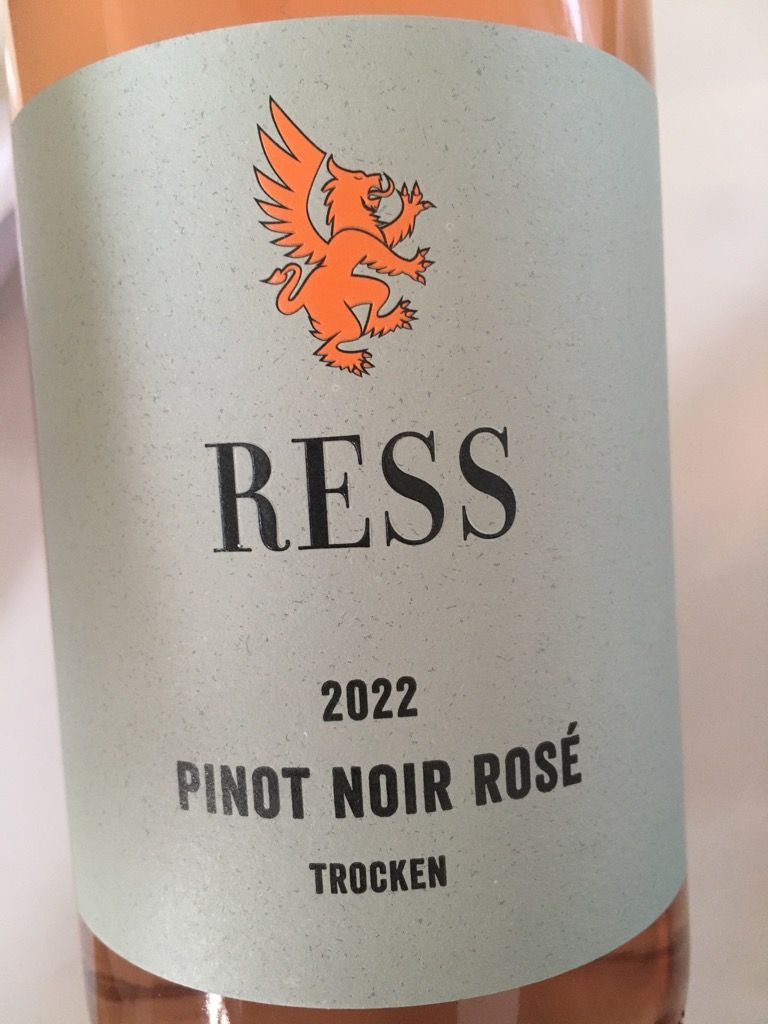 2022 Balthasar Ress Pinot Noir Rosé, Germany, Rheingau - CellarTracker