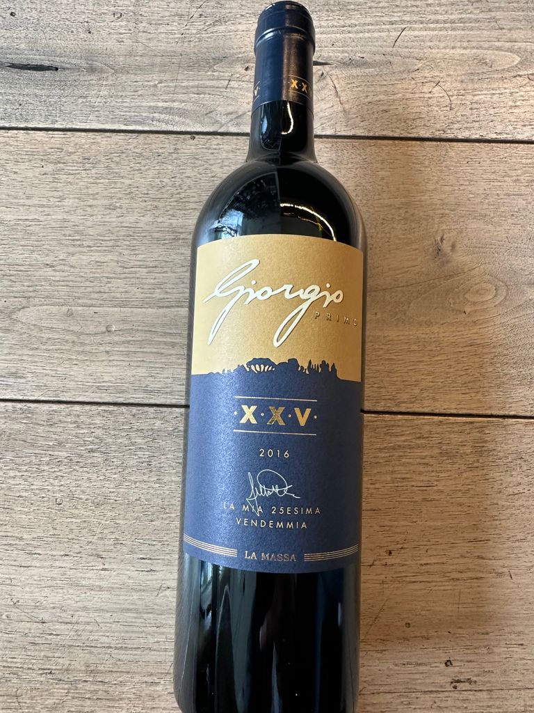 2016 La Massa Giorgio Primo XXV - CellarTracker