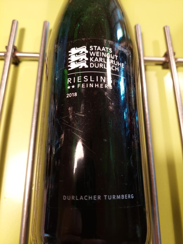 2018 Staatsweingut Karlsruhe-Durlach Durlacher Turmberg Riesling ...