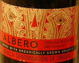 Albero Monastrell Spanish Red Wine Review –  - Recipes. Recetas.  Food. Comida. Travel. Viajes.