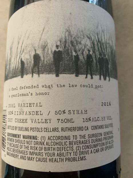2014 The Federalist Wines The Federalist Dueling Pistols