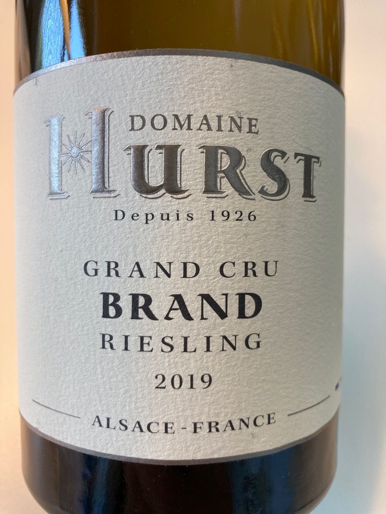 2021 Armand Hurst Riesling Brand, France, Alsace, Alsace Grand Cru ...