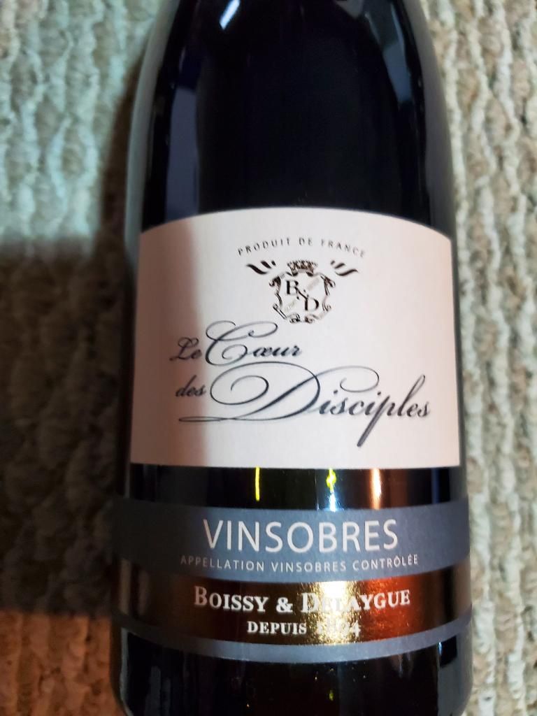 2018 Boissy & Delaygue Vinsobres Le Coeur Des Disciples, France, Rhône ...