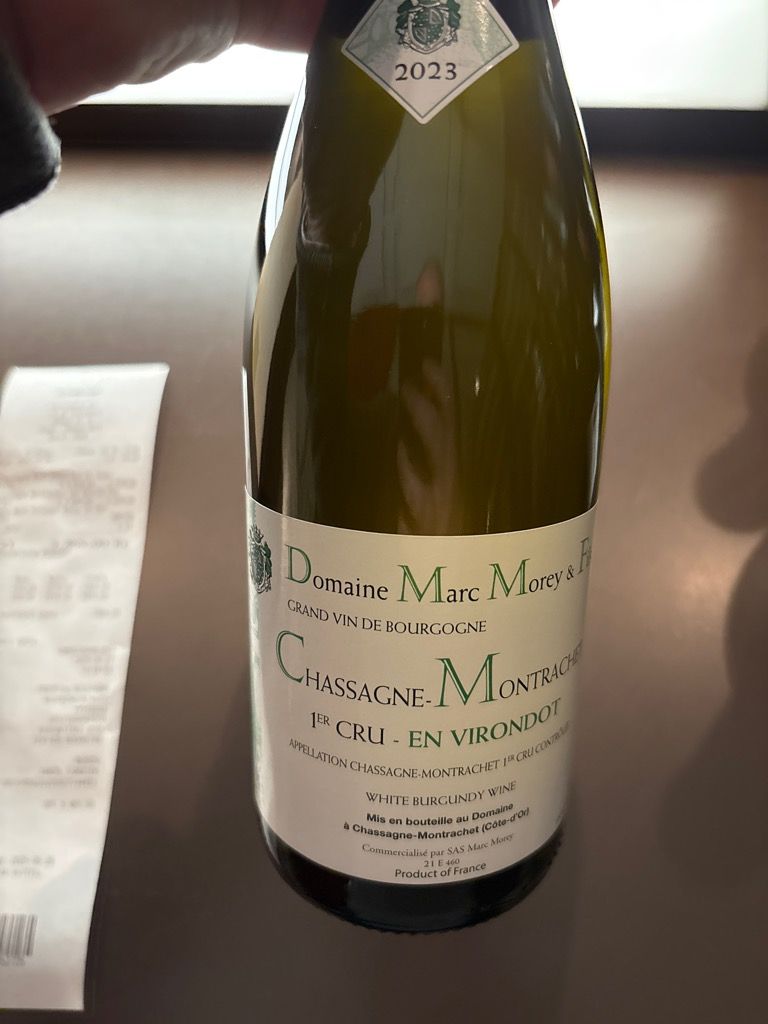 2023 Domaine Marc Morey & Fils Chassagne-Montrachet 1er Cru En