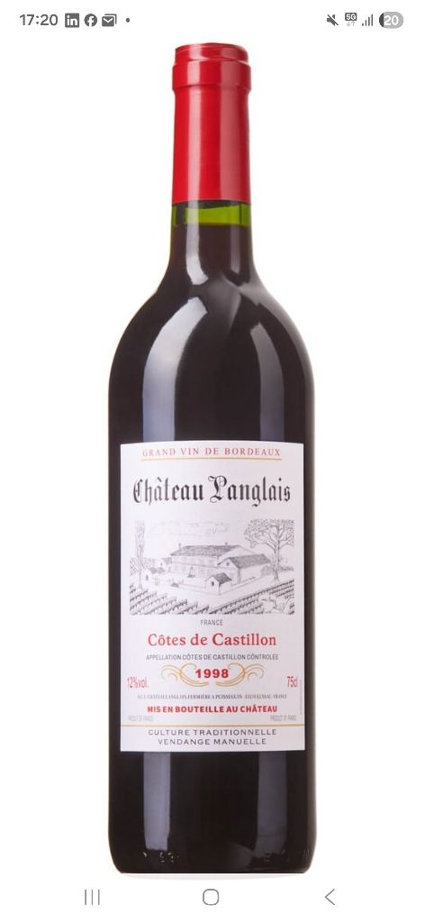 1998 Château Langlais Castillon Côtes de Bordeaux - CellarTracker