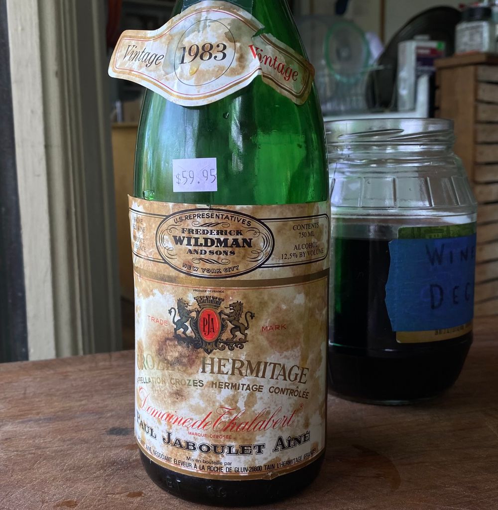 1983 Paul Jaboulet Aîné Crozes-Hermitage Domaine de Thalabert