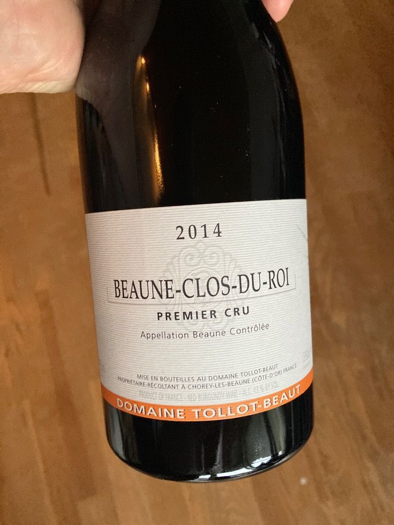 2014 Domaine Tollot-Beaut Beaune 1er Cru Clos du Roi, France, Burgundy ...