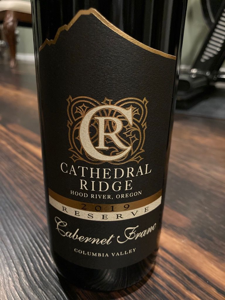 2019 Cathedral Ridge Cabernet Franc Reserve, USA, Oregon, Columbia ...