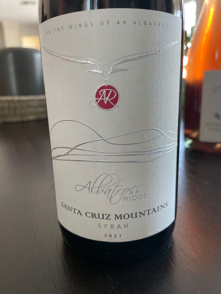 2021 Albatross Ridge Syrah, USA, California, Santa Cruz Mountains ...