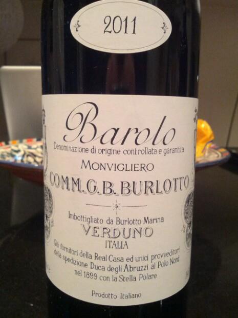 2011 Comm. G.B. Burlotto Barolo Monvigliero - CellarTracker
