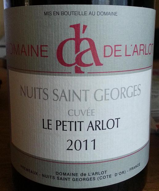 ワイン Domaine de l'Arlot 1er Cru 2007 2007 Domaine de L'Arlot Nuits St. Georges 1er Cru Clos de l