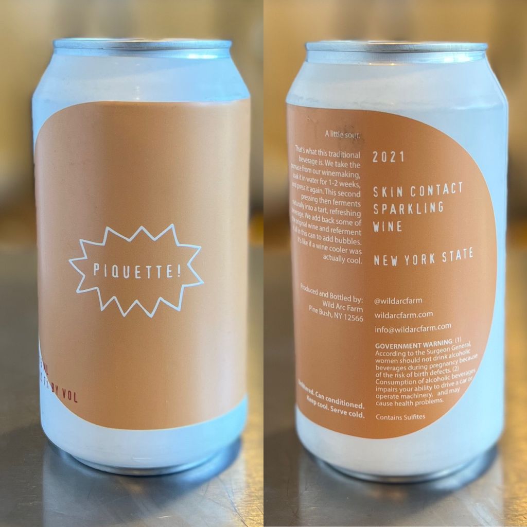 2023 Wild Arc Farm Skin Contact Sparkling Piquette, USA, New York