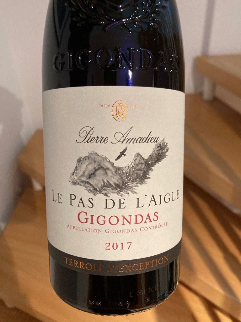 2017 Pierre Amadieu Gigondas Le Pas de l'Aigle - CellarTracker