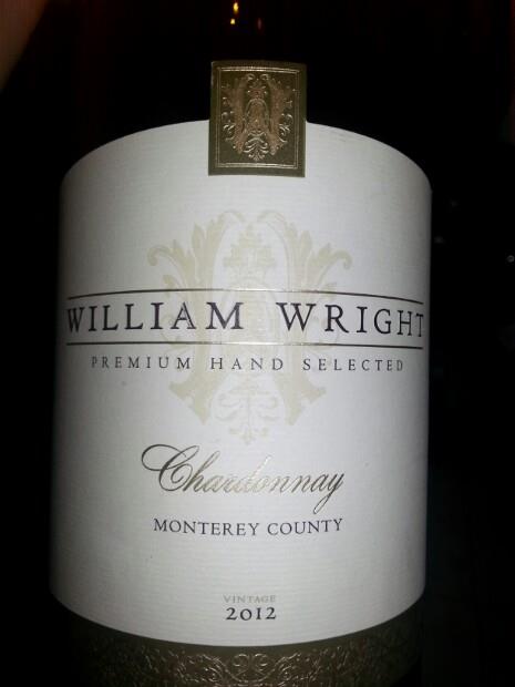 2011 William Wright Chardonnay, USA, California, Central Coast ...