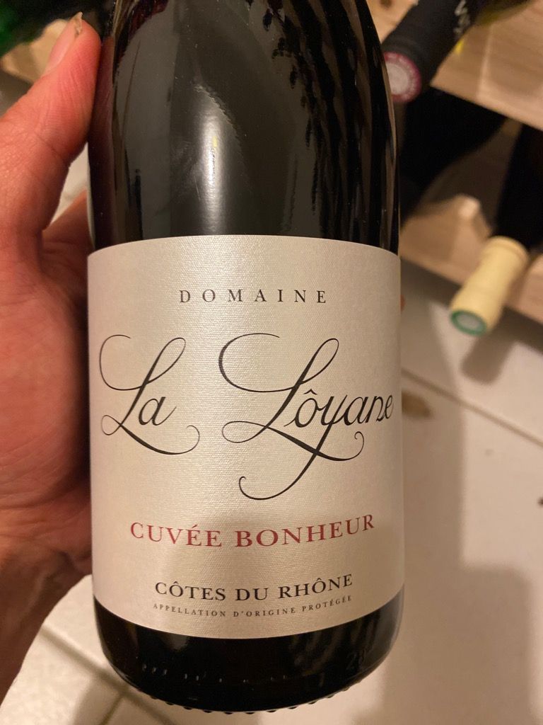 2021 Domaine De La Lôyane Côtes Du Rhône Villages Cuvée Bonheur France Rhône Southern Rhône 