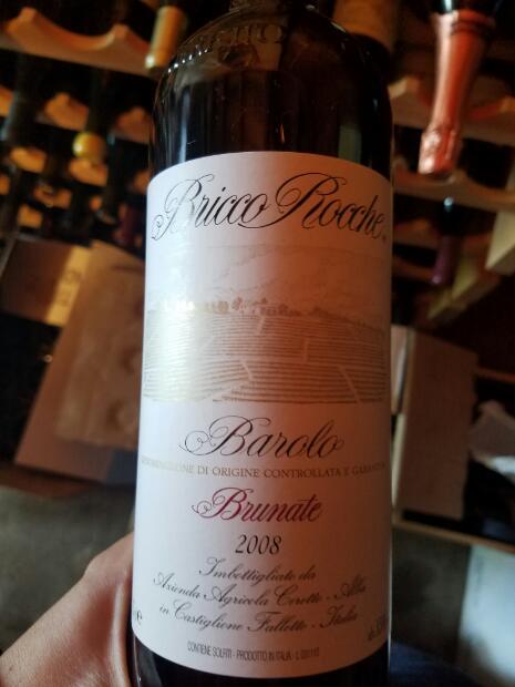 2008 Azienda Bricco Rocche Ceretto Barolo Brunate CellarTracker