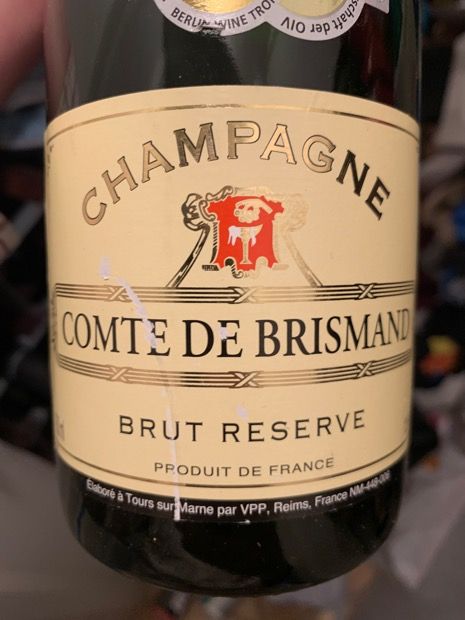 N.V. Comte Réserve Brut CellarTracker de - Brismand Champagne