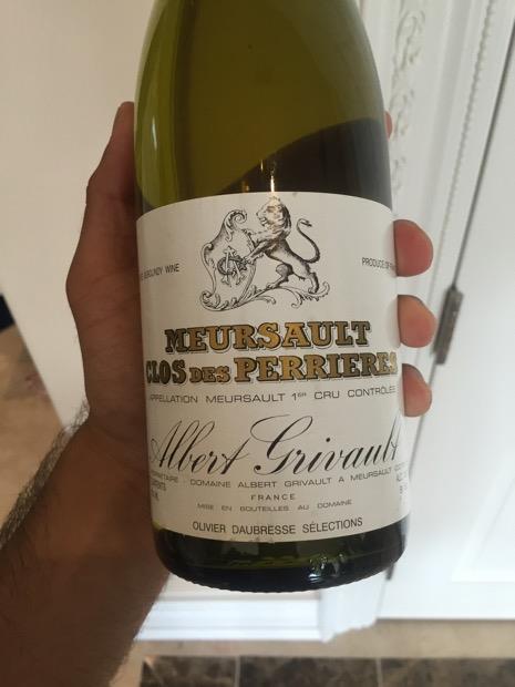 2006 Albert Grivault Meursault 1er Cru Clos des Perrières