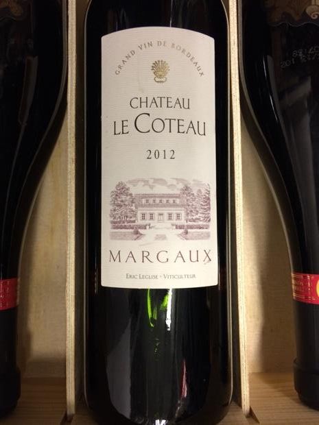 Château le coteau 2012