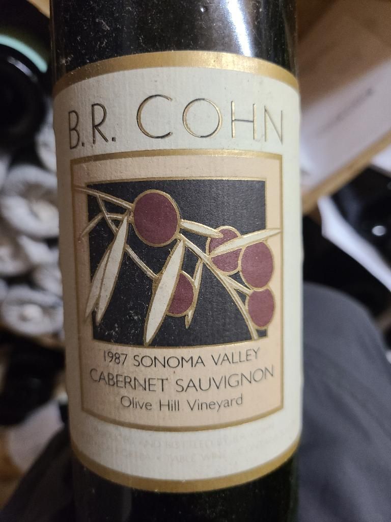 1987 B.R. Cohn Cabernet Sauvignon Olive Hill Estate Vineyards, USA ...