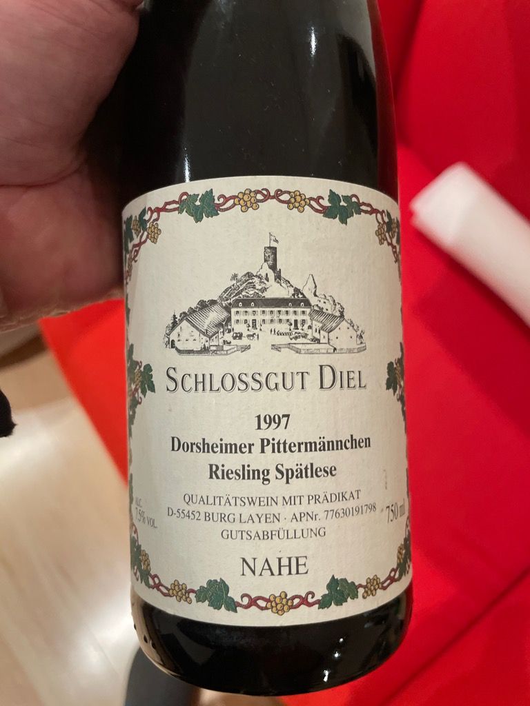 1999 Schlossgut Diel Riesling Spätlese 【公式通販】