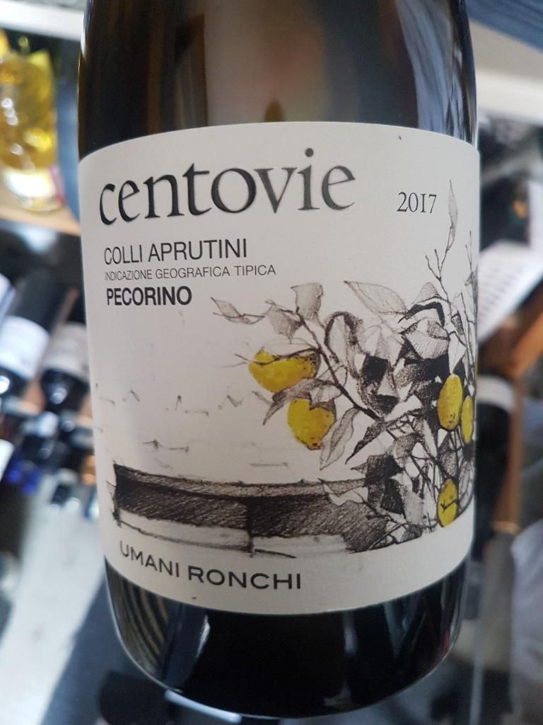 2019 Umani Ronchi Pecorino Centovie, Italy, Abruzzi, Colli Aprutini IGT