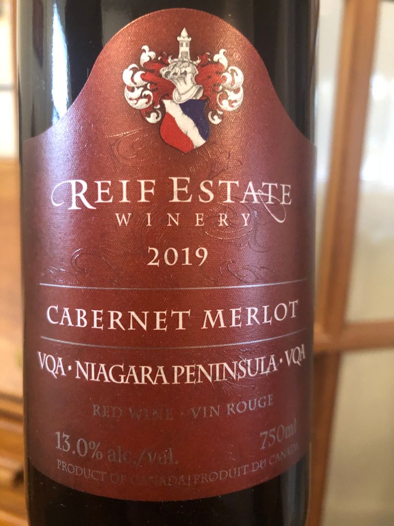 Reif estate Cabernet Merlot vqa 750ml (779320001119)