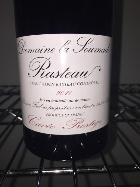Domaine La rasteau Prestige glass 750ml (5706237031187)