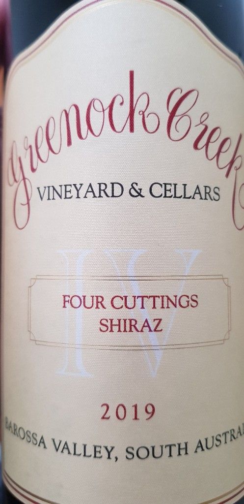 2020 Greenock Creek Shiraz - CellarTracker