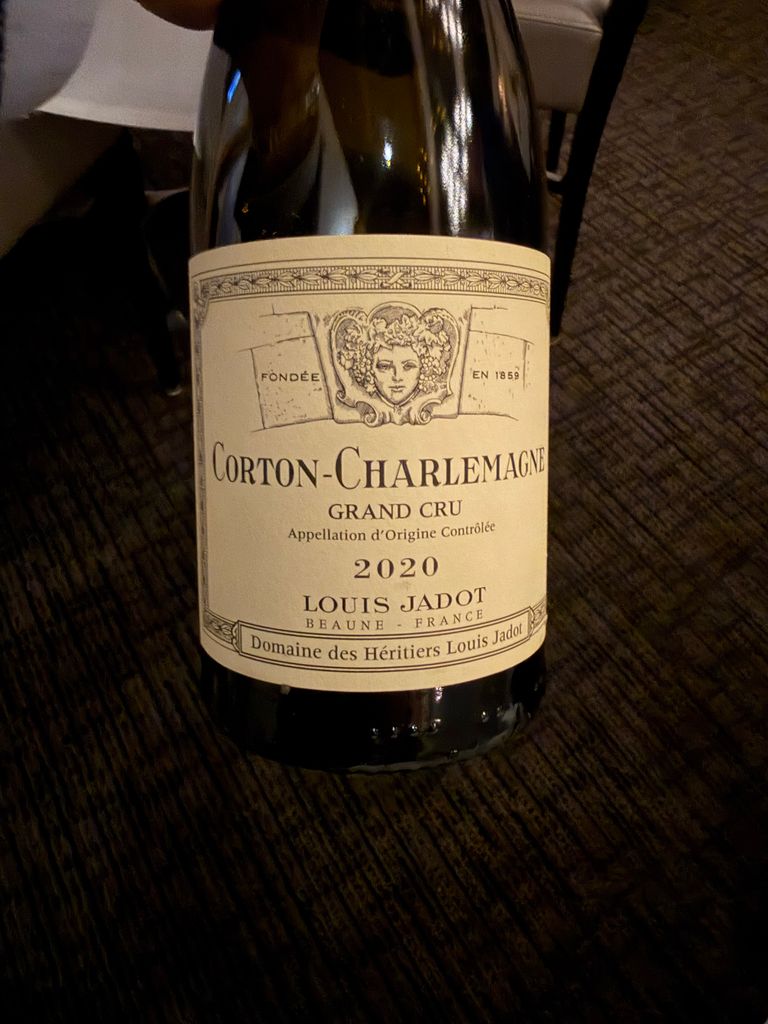 2020 Louis Jadot Corton-Charlemagne Domaine des Héritiers Louis