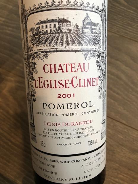 2001 Château L'Eglise-Clinet - CellarTracker