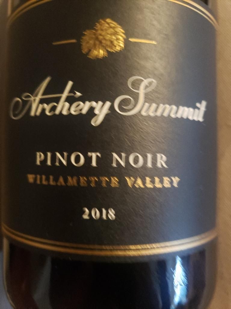 2018 Archery Summit Pinot Noir Willamette Valley, USA, Oregon