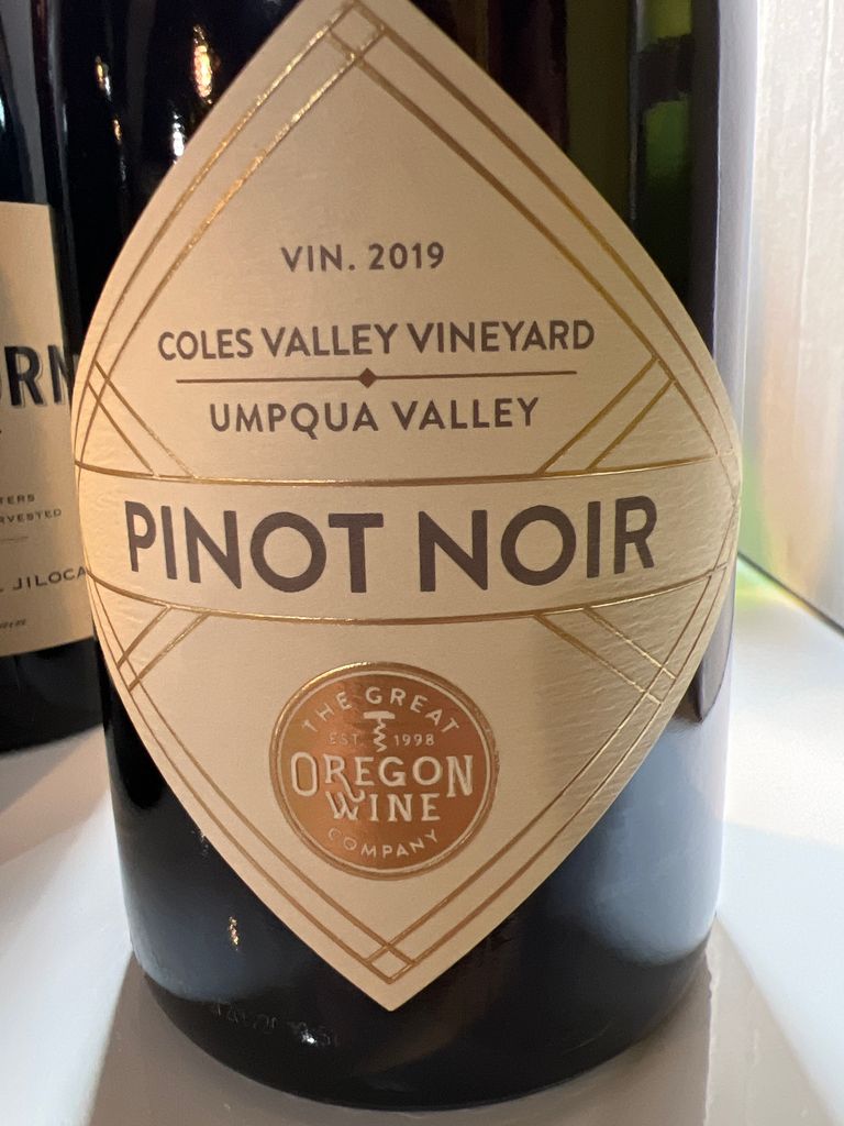 2019 The Great Oregon Wine Company Pinot Noir Cattrall Vineyard, USA
