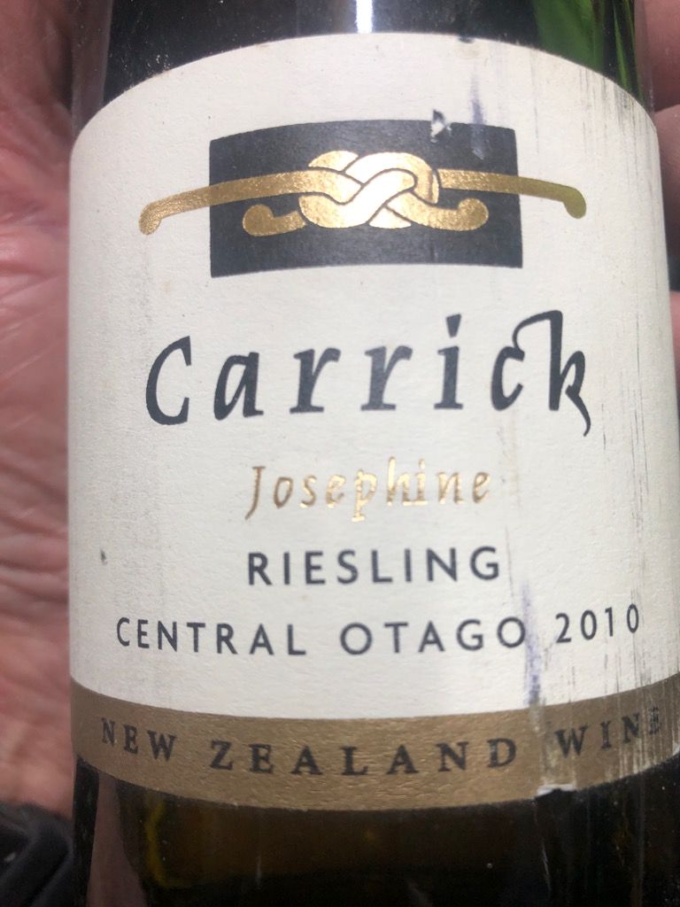 2009 Carrick Riesling Josephine, New Zealand, South Island, Otago ...