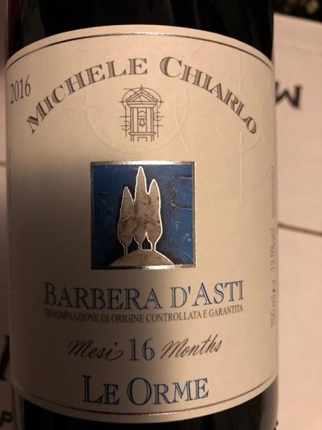 2016 Michele Chiarlo Barbera d Asti Le Orme CellarTracker