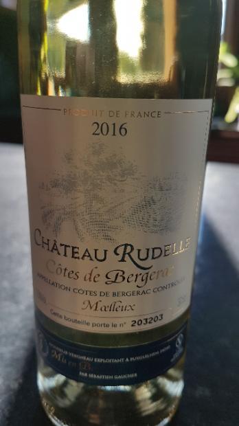 2016 Château Rudelle Côtes de Bergerac, France, Southwest France ...